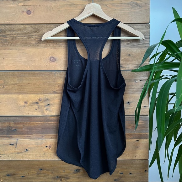 Black Gymshark Sheer Tank - Picture 2 of 4